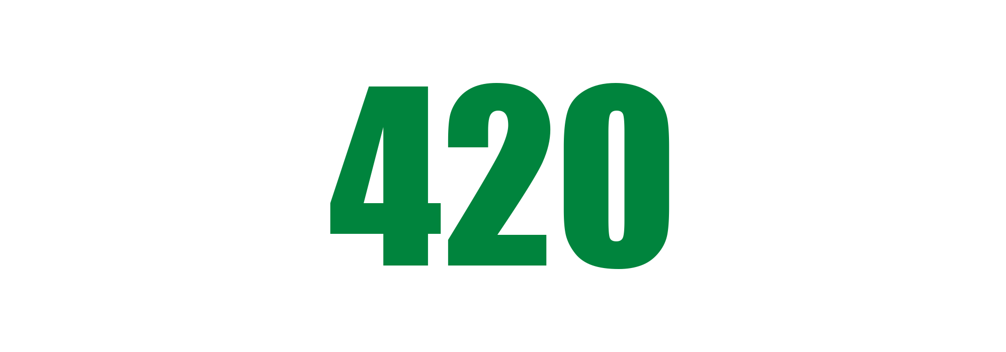 420 Classic Green Tee